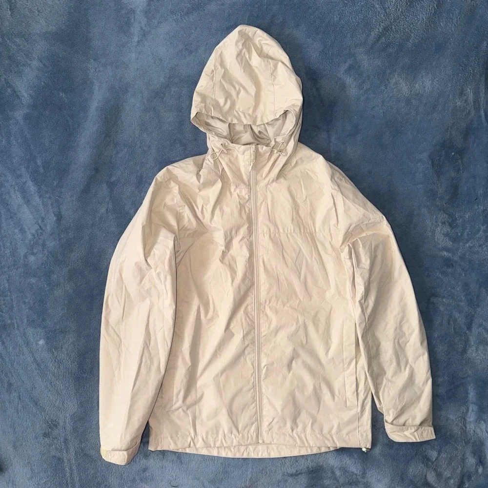 H&M cream windbreaker jacket